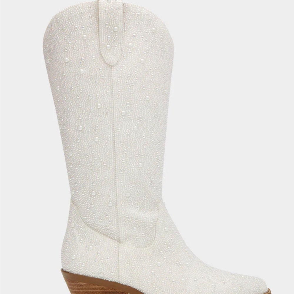 Betsey Johnson Pearl Knee-High Dallas Boots